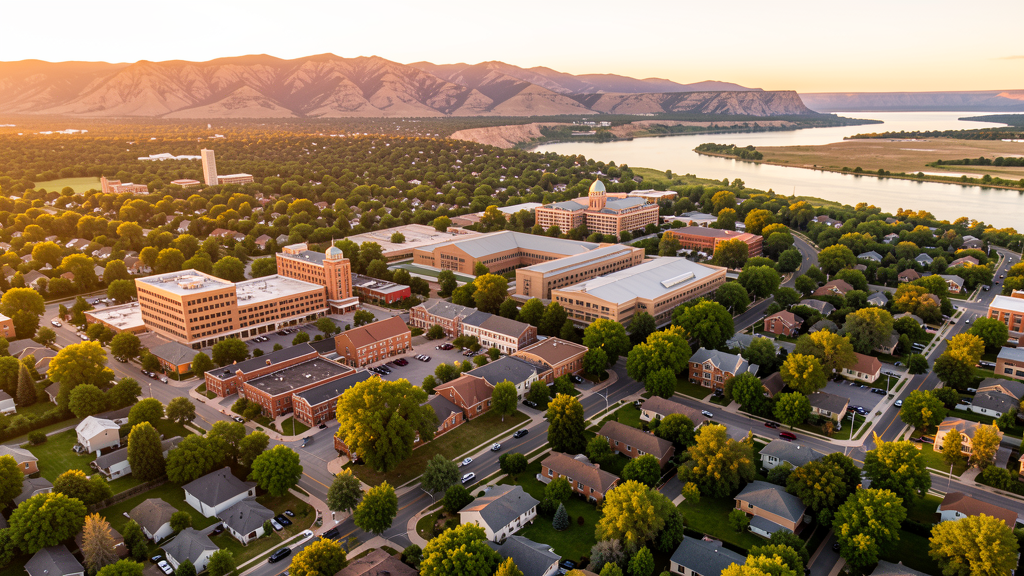 Aerial view of Fort Collins, CO showing the local landscape and terrain relevant to drone survey operations
