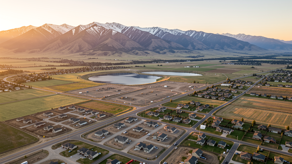 Aerial view of Heber, UT showing the local landscape and terrain relevant to drone survey operations