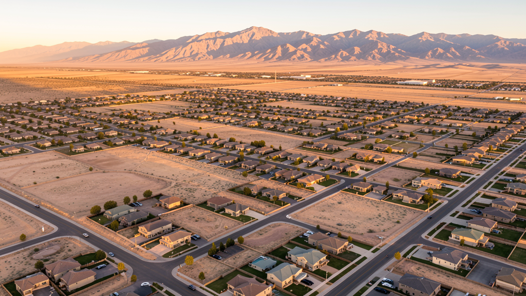 Aerial view of Herriman, UT showing the local landscape and terrain relevant to drone survey operations
