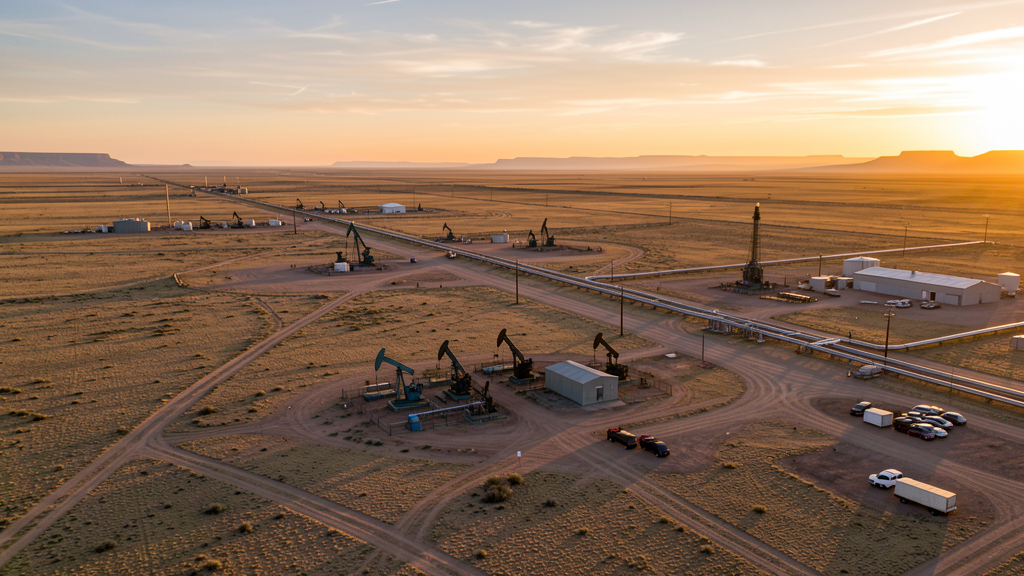 Aerial view of Hobbs, NM showing the local landscape and terrain relevant to drone survey operations