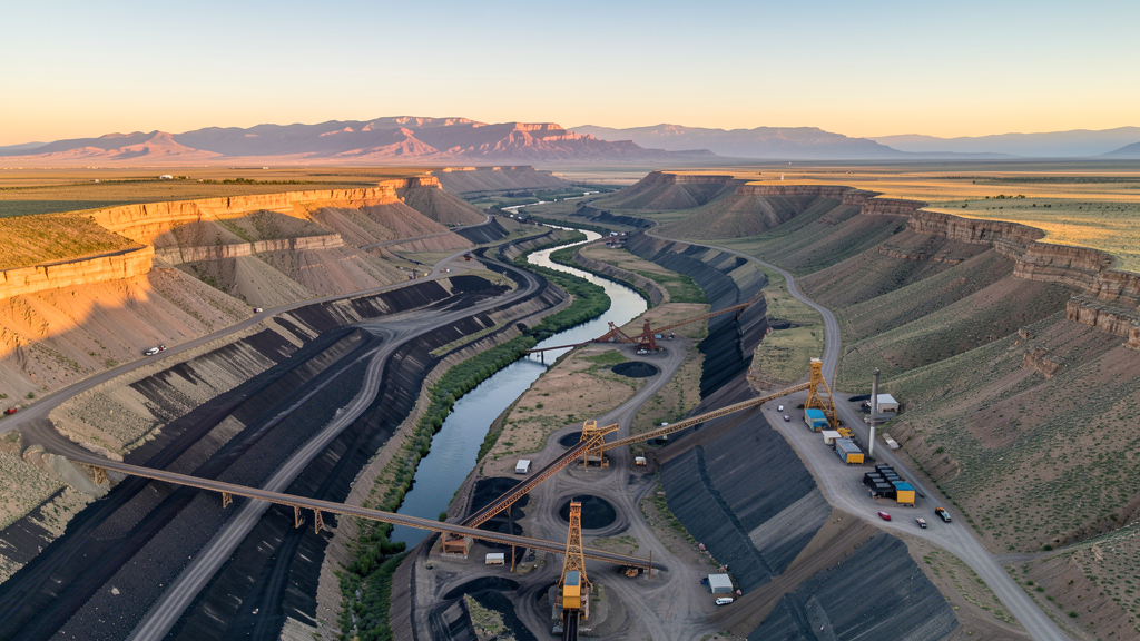 Aerial view of Price, UT showing the local landscape and terrain relevant to drone survey operations