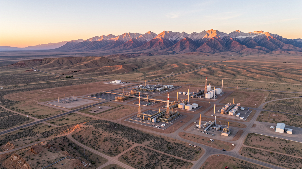 Aerial view of Vernal, UT showing the local landscape and terrain relevant to drone survey operations